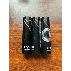 NYX Shout Loud Satin Lipsticks Lot of 3